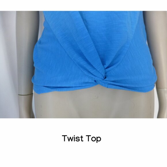 Miami Marlins New Era Front Twist Top T-Shirt **STAIN BY LOGO** - Picture 5 of 14